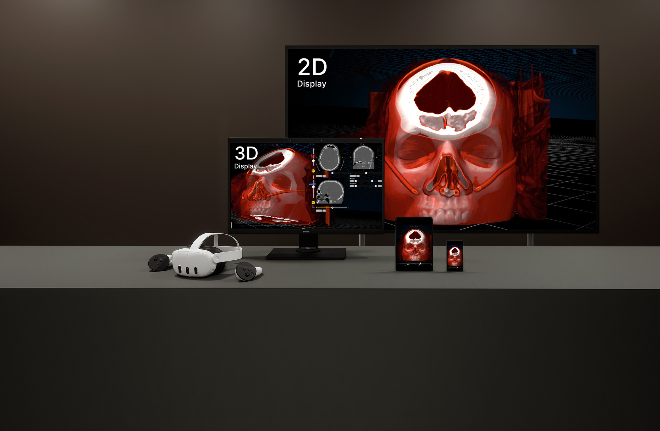 Một hệ thống, mọi thiết bị: Chạy kính VR, màn hình 3D và màn hình 2D
