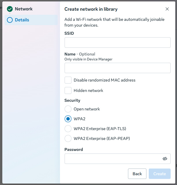 Network Settings
