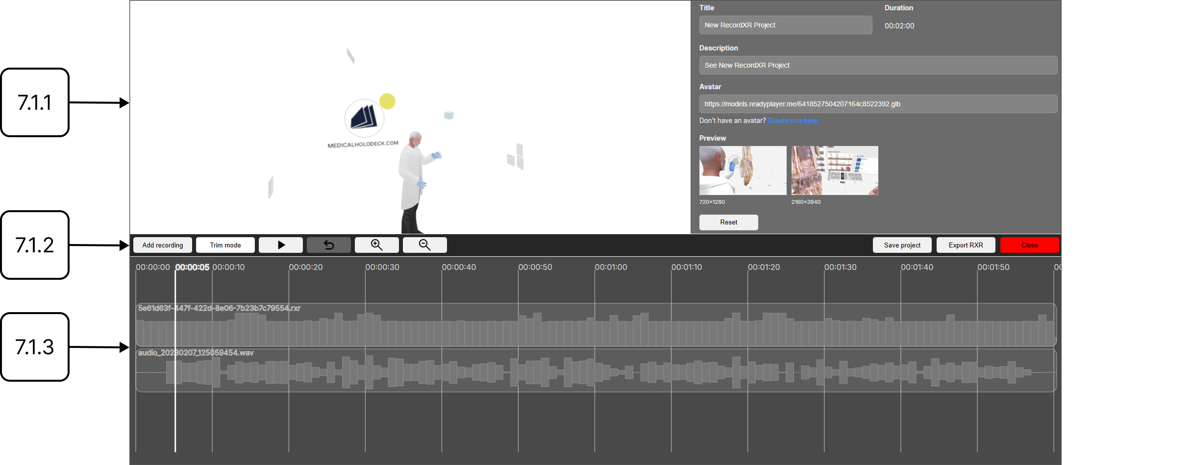 Editing tools