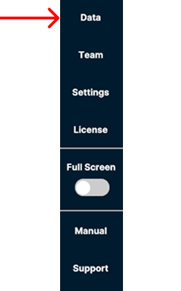 Open data tab