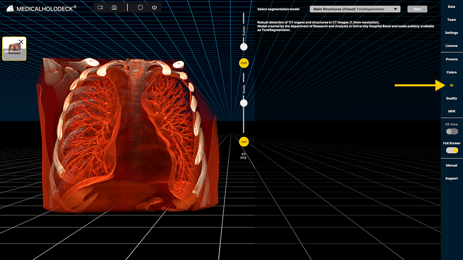 Navigate to the AI tab
