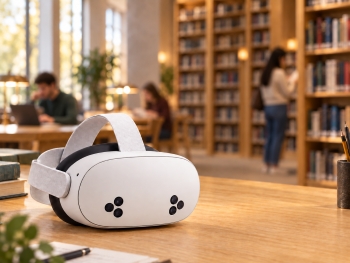 桌面上的一体式 VR 头显